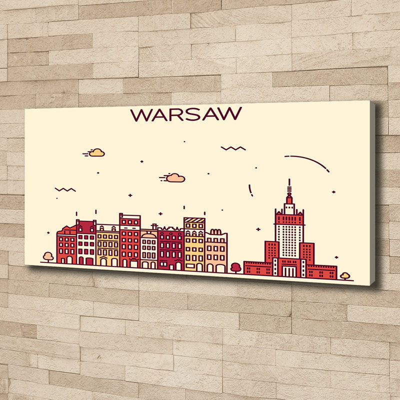 Warsaw Poland - Wrapped Canvas Print