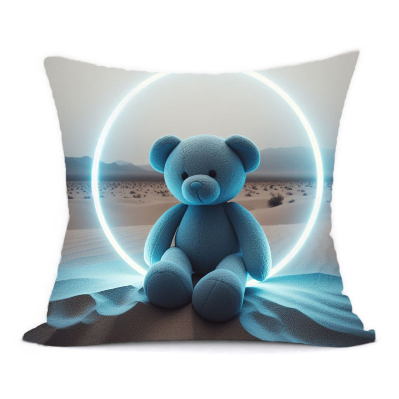 Abstract Reversible Throw Pillow