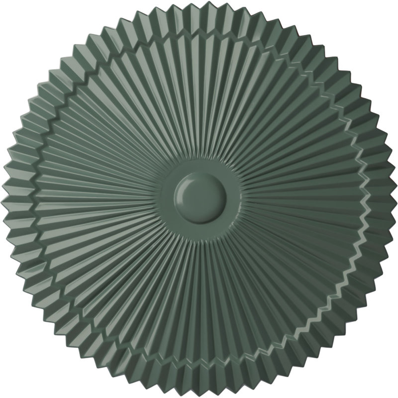 Médaillon de plafond 24 po x P 3 po Shakuras (convient aux auvents de 5 po ou moins), Tourbillon de nuages