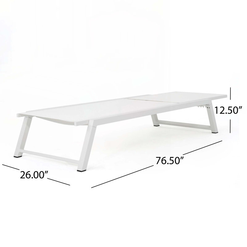 Méridienne / chaise longue de patio