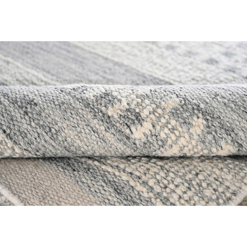 Wool Area Rug, Rectangle 6' x 9'
