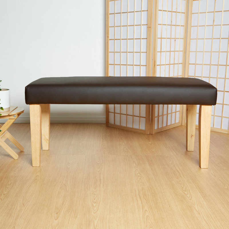 Lochner Polyester Blend Upholstered Bench
