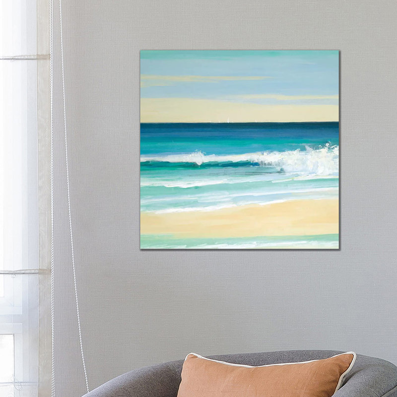 Sunny Seaside IV by Sally Swatland - No Frame Gallery-Wrapped Canvas Giclée on Canvas, 66.04cm H x 66.04cm W