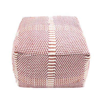 Pouf multi-pièces fait à la main - 26 po x 26 po x 16,5 po, capacité de 300 lb, assemblé, nettoyage des taches seulement, rempli de perles faites à la main et 26 po x 26 po x 16,5 po, livres à l'intérieur