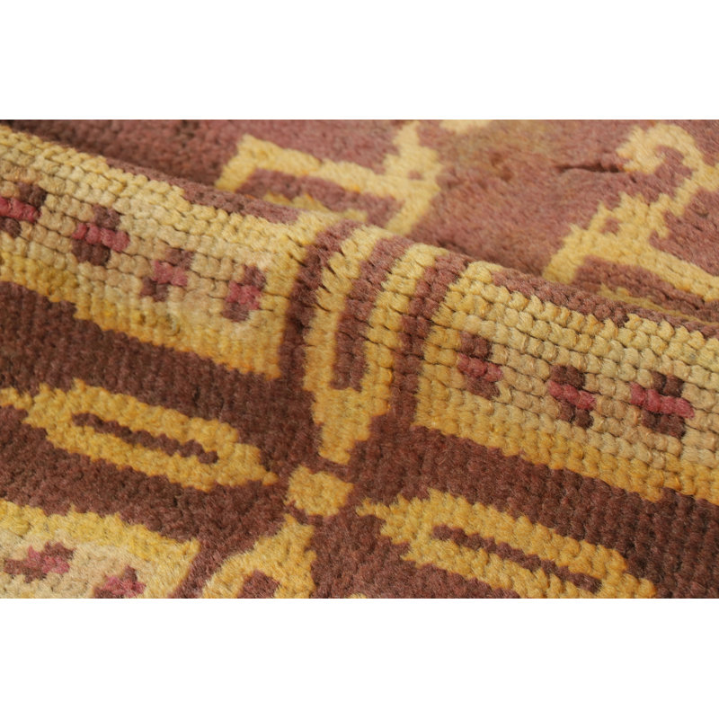 Art Deco One-of-a-Kind 14'0X14'9 Hand Knotted Area Rug
