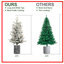 Arbre de Noël - petit arbre de fêtes pré-éclairé pour la table, le vestibule ou la décoration intérieure-118769812