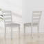 Chaises de salle à manger Modern Farmhouse, ensemble de 2 chaises d'appoint rembourrées en bois massif