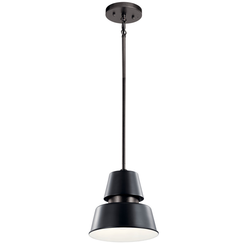 Luminaire suspendu d'extérieur 1L Catherina, Noir