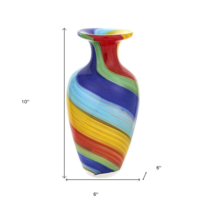 Vase de table 10 "en verre de Murano
