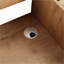 Meuble-lavabo sur pied 36 po et porte d'armoire à fermeture en douceur avec 2 tiroirs ((KD-PACKING)
