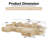 Boneless 6-Seat Modular L Shape Velvet Sectional Boneless Sofa, No Assembly Required with French Edge Piping-52453231