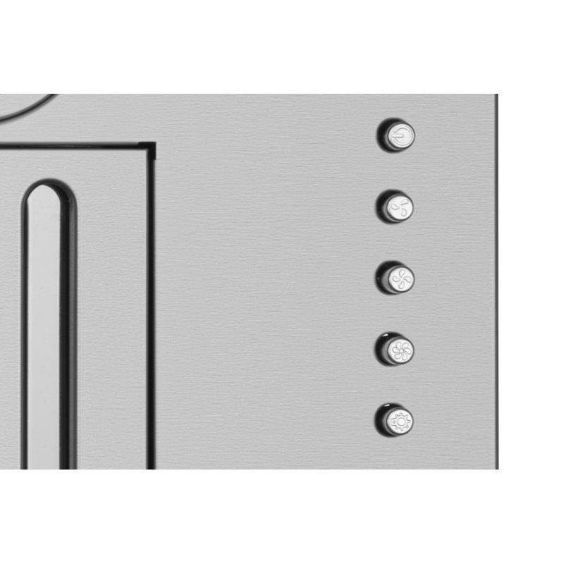 450 CFM Convertible Insert Range Hood in Stainless Steel, 10" H x 29.38" W x 11.25" D