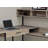 Giordano L-Shaped Metal Base Computer Desk-1128500580
