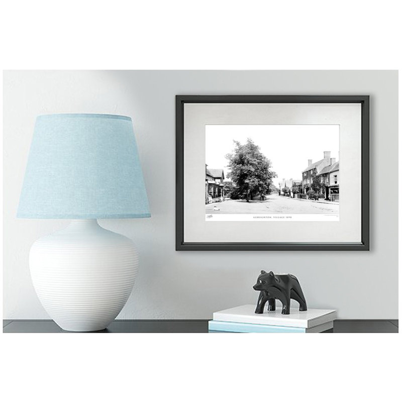 Albrighton, Village 1898 1 Piece Single Picture Frame Wall Art, 40cm H x 50cm W x 2.3cm D