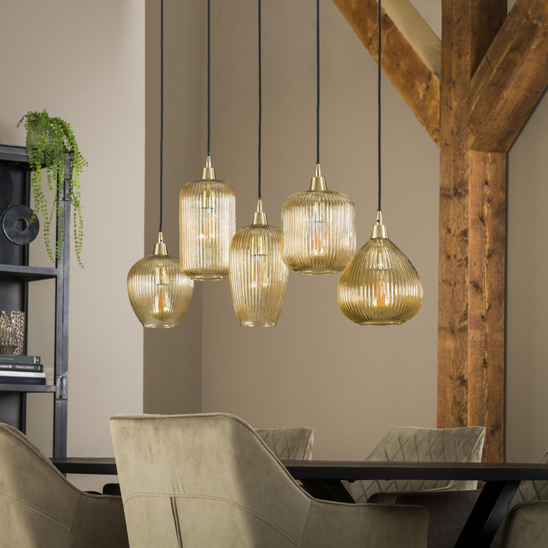 Stegeman 5 - Light Gold Pendant