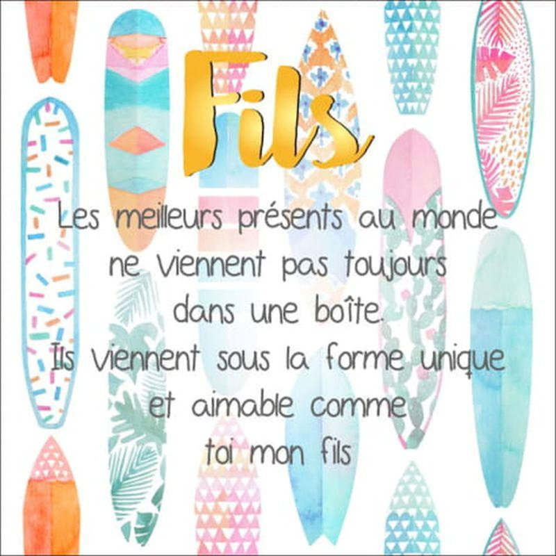 Plaque décorative Judene DEL Avec Dits - Fils