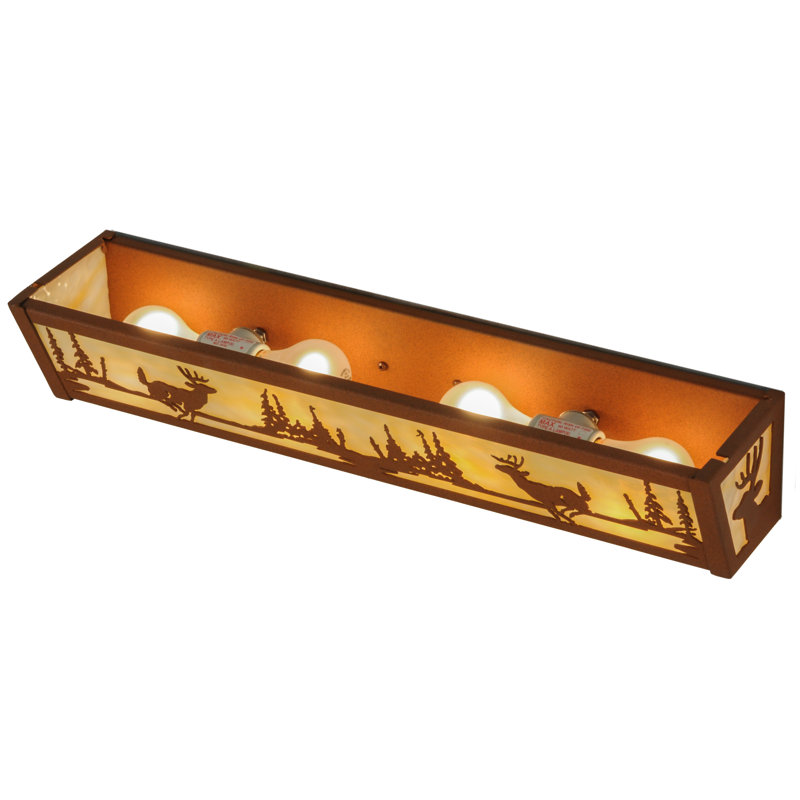 Rustic Lodge 4 - Light Bath Bar, Earth