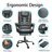 Noshin Ergonomic Faux Leather Massage Executive Chair-278203771
