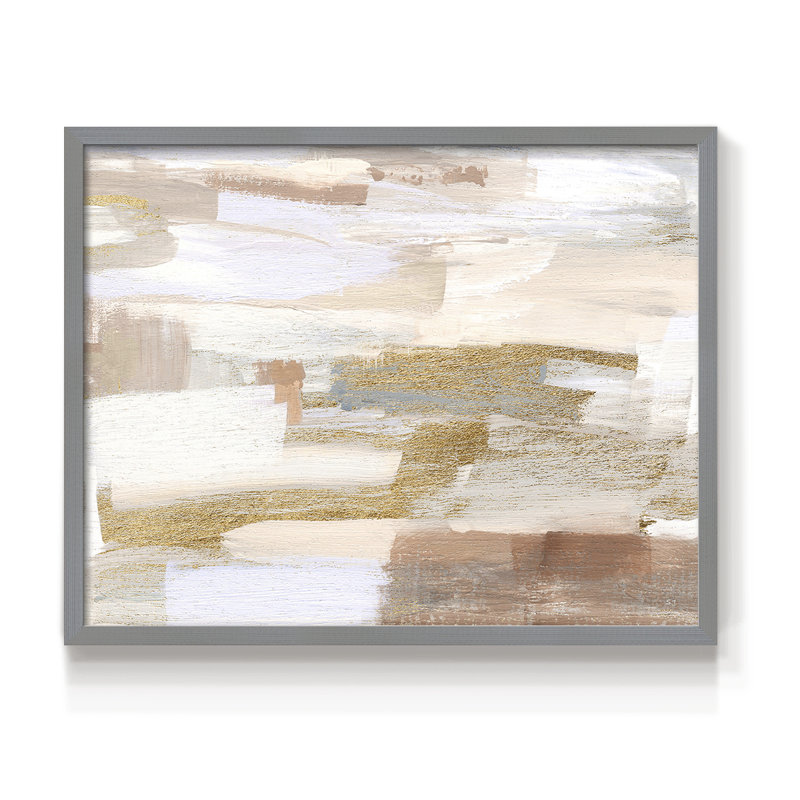 Or doré II - reproduction encadrée - réarmable, H 8 po x l 10 po, Gris