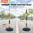 VEVOR 33.8'' H x 96'' W Stanchion System