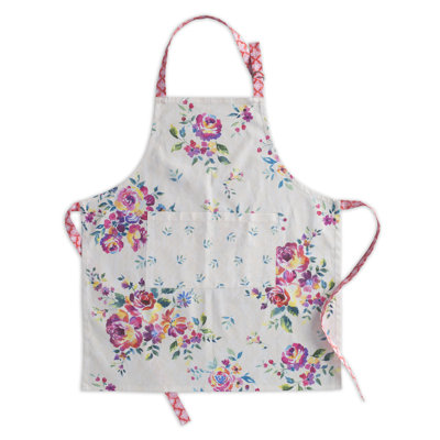 Tablier de jardin rose