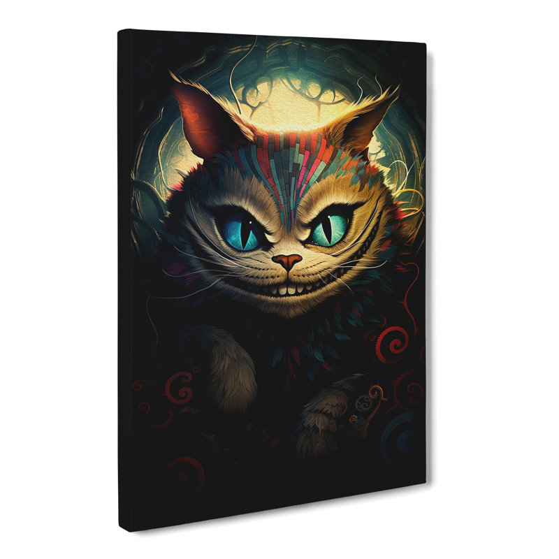 Cheshire Cat Constructivism - Wrapped Canvas, 76cm H x 50cm W x 3cm D