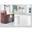Table de bout en verre trempé transparent, design courbé transparent pour une utilisation moderne et polyvalente dans n'importe quelle pièce