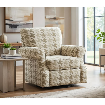 Silverlock Polyester Swivel Armchair