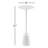 Maisel Metal and Marble Pedestal End Table-1805602968-1805603045