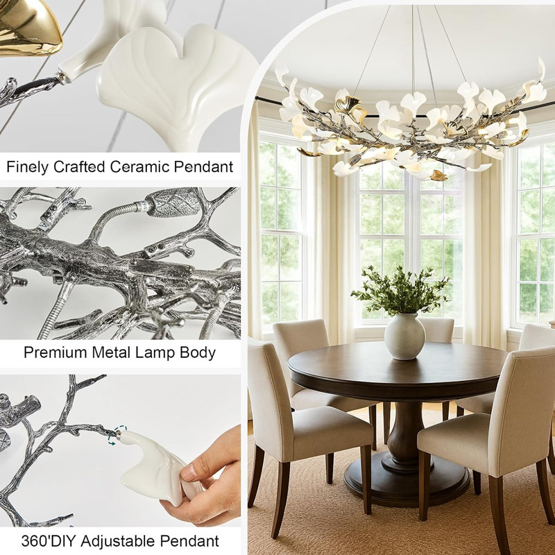 Lustre 47 po, L 47,2 po x l 17,7 po x H 23,62 po