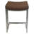 Seline 26" Counter Height Brushed Stainless Steel Saddle Barstool-577417963