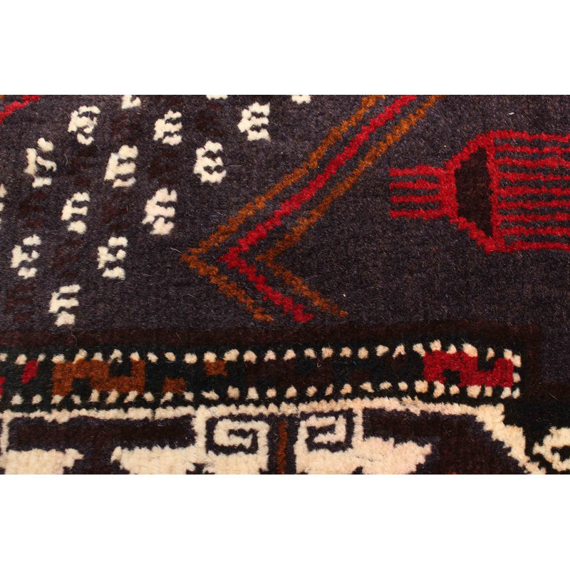 Tapis gris Teimani 2 pi 8 po x 4 pi 8 po