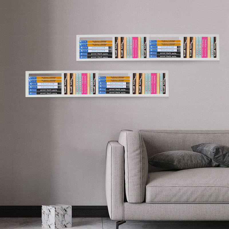 Metal Wall Mounted CD Storage Rack