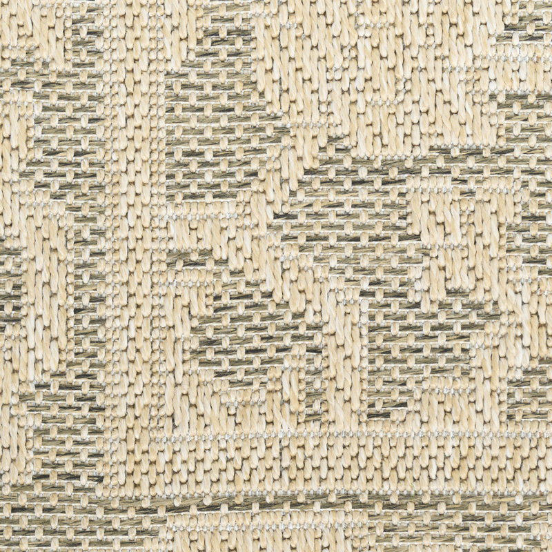Tapis d'extérieur taupe Gerritt, Rectangulaire 2 pi x 3 pi