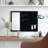 Thomas Martha Stewart Magnetic Weekly Calendar Dry Erase Board and Chalk Board with Liquid Chalk Marker-89798330