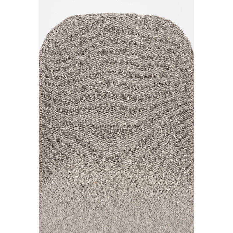 Albert Kuip Upholstered Dining Chair, Gray, Gray