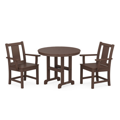 Prairie 3-Piece Farmhouse Dining Set