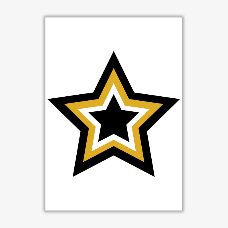 Star - Print, No Frame, 30 cm H x 21 cm W x 1 cm D
