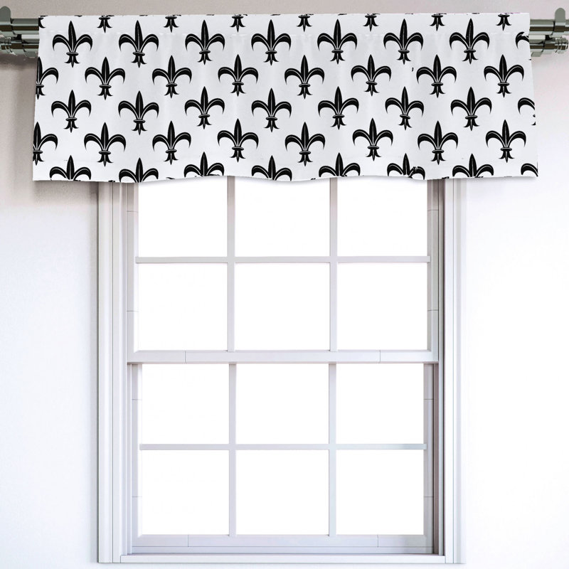 Sateen Ruffled Window Valance