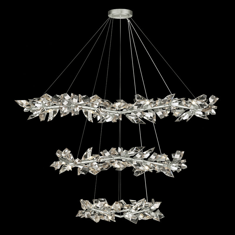 Foret 35 - Light Unique/Statement Pendant, Silver