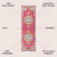 Tapis rose / crème Lathan Bohemian FLAIR Boho-83379812