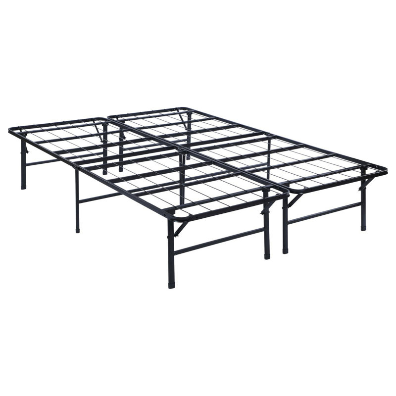 Grand support de matelas noir, Queen