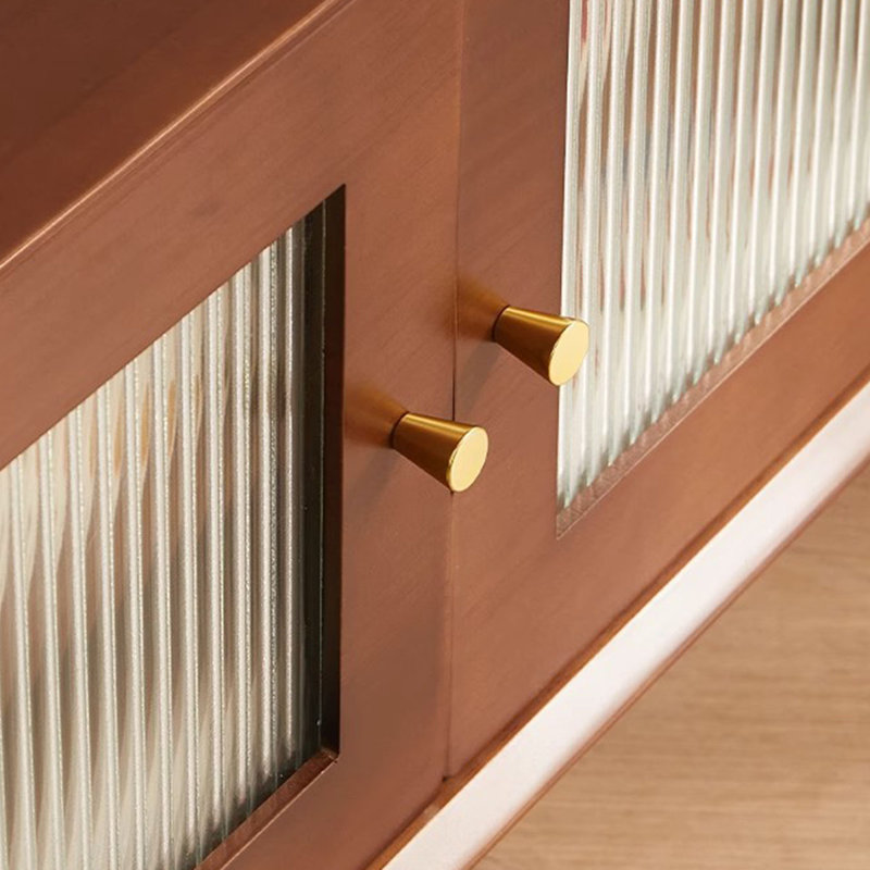 Meuble télé en bois massif et manufacturé, H 20,47 po x L 78,74 po x l 13,78 po
