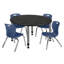Ensemble de table de salle à manger et de chaises 12 po Kee-93832802-73411877-93832789