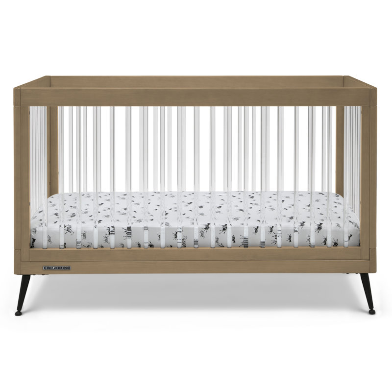 Sloane 4-in-1 Convertible Crib, Acorn/Matte Black