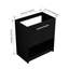 Meuble-lavabo autoportant 30 po en chêne noir, 2 portes, contreplaqué Mark Oak 30 po, avec éclairage