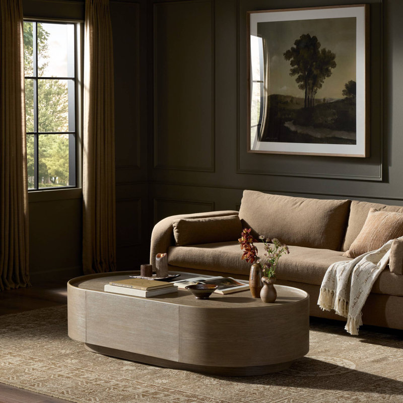 Kafta Coffee Table-Warm Natural Flat Oak