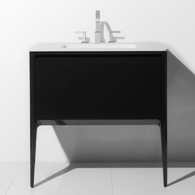 Luxe 30" Gloss Vanity With Counter