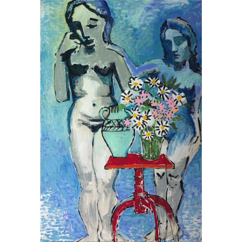 Red Table Print by Robert Robinson