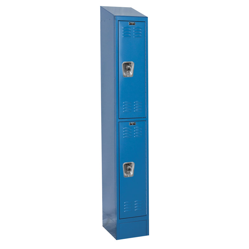 Casier large 2 niveaux 1 ReadyBuilt II, L 12 po x P 15 po x H 83 po, Bleu marine